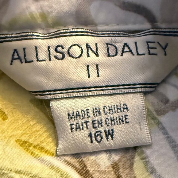 Allison Daley Yellow Blouse - Picture 2 of 2